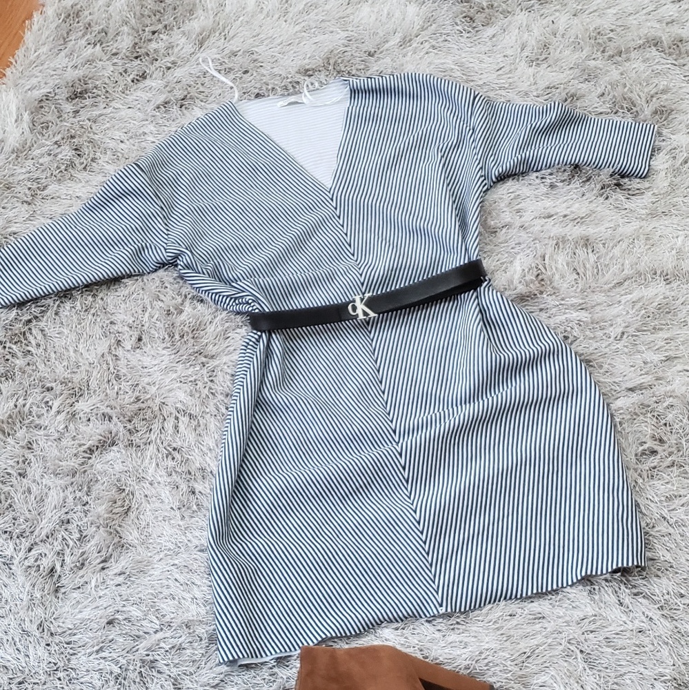 Zara striped dress